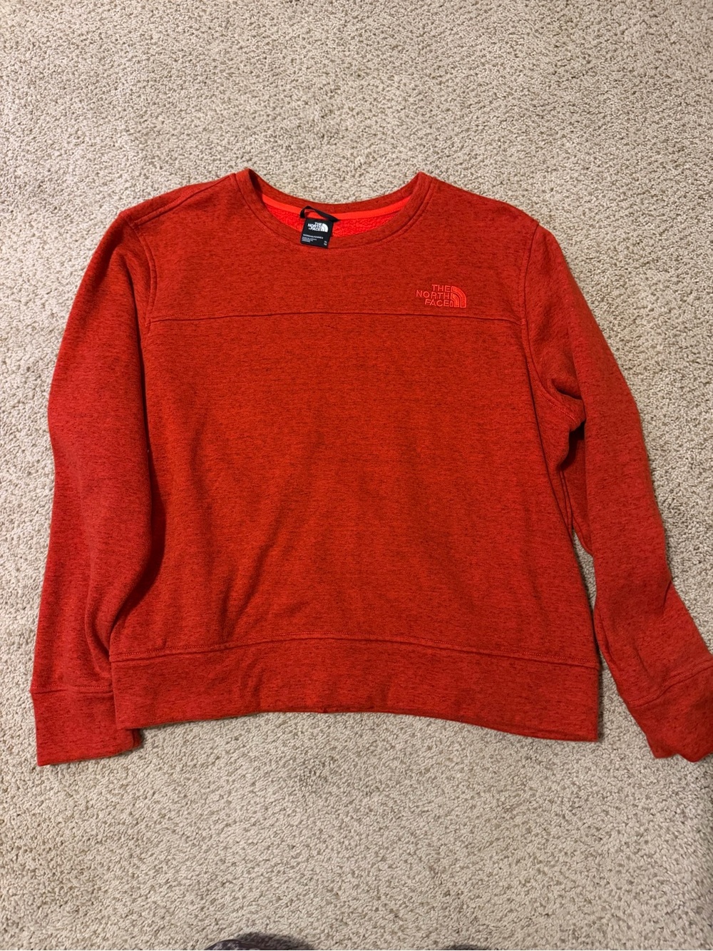 The North Face Women's Red Heather Crewneck Sweatshirt